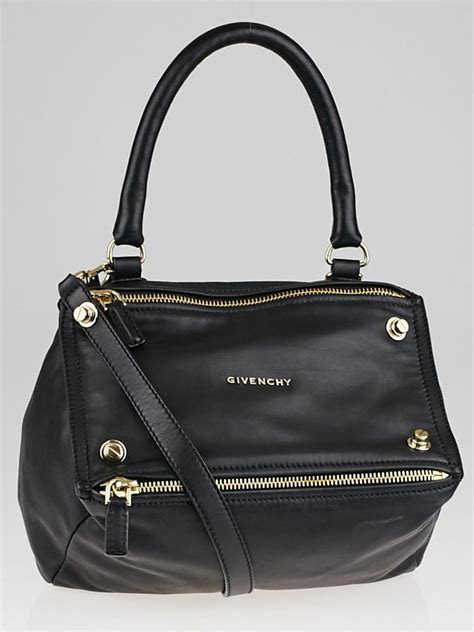 givenchy pa.dora.on aged black leather|Small Pandora bag in grained leather .